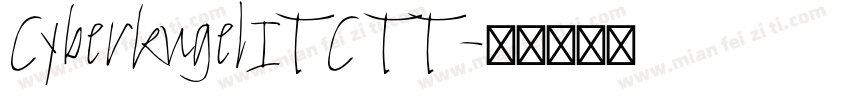 CyberkugelITC TT字体转换